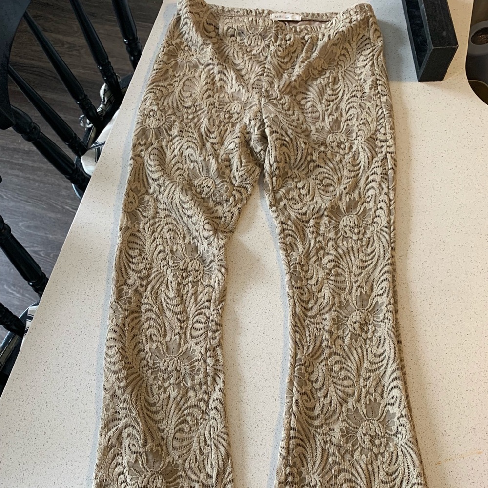 Tan flowy pants